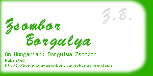 zsombor borgulya business card